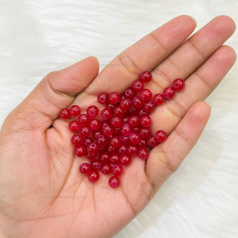 Maroon Rakhi Beads